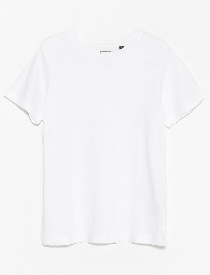 T-shirt uni à col rond