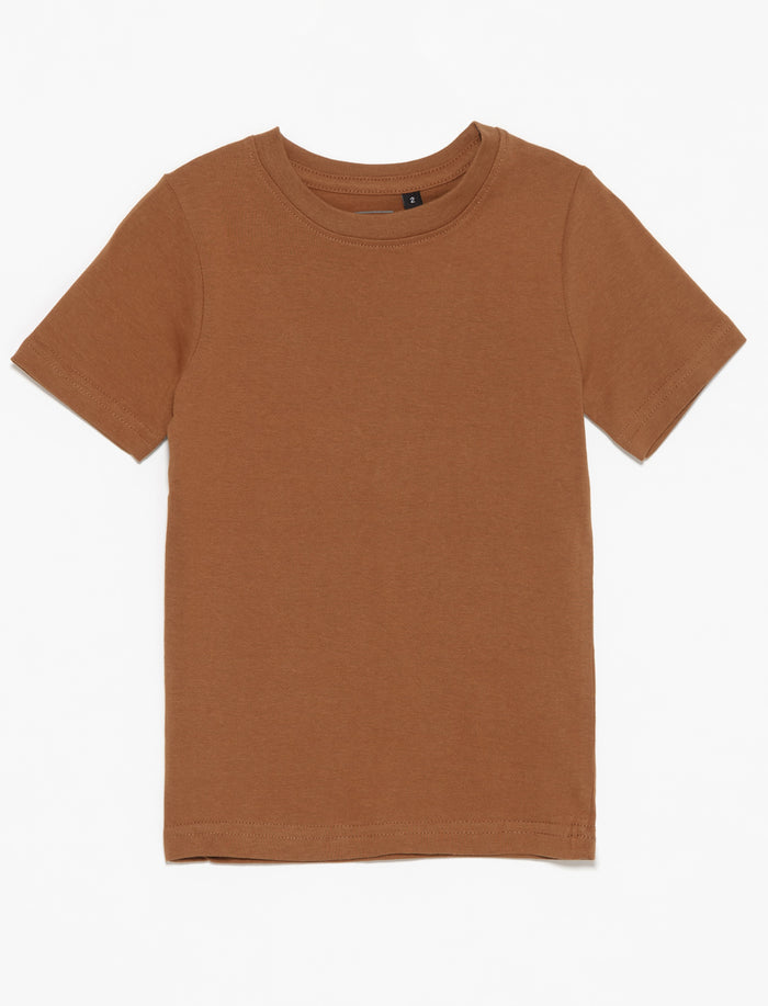 T-shirt uni à col rond