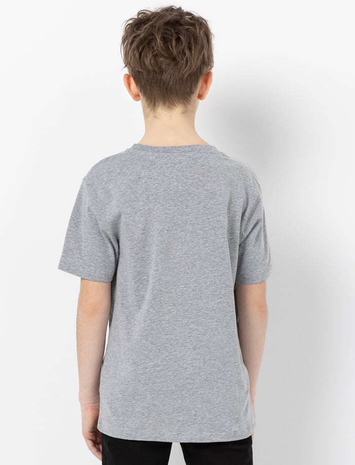 T-shirt uni à manches courtes pour ado garçon