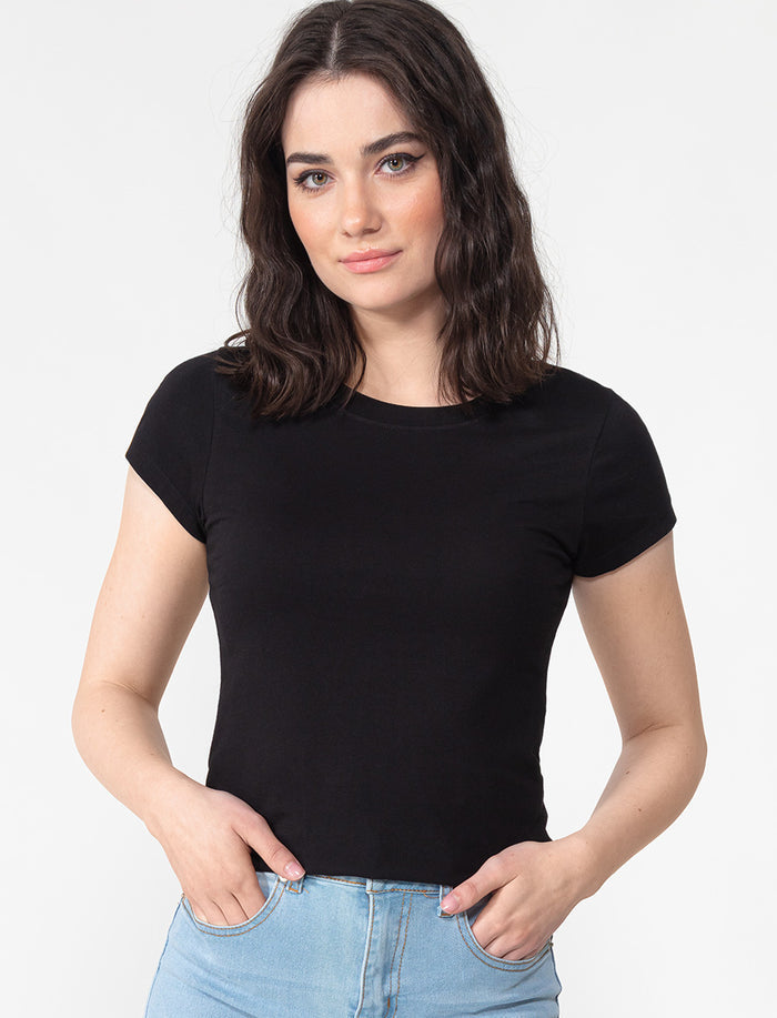 T-shirt uni en coton bio