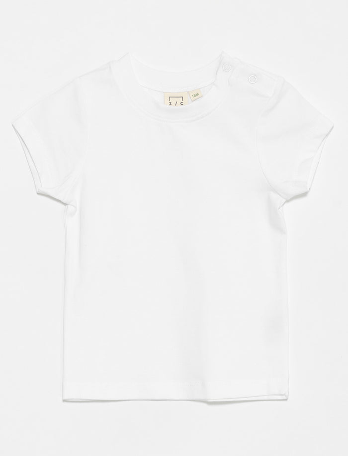 T-shirt uni en coton bio