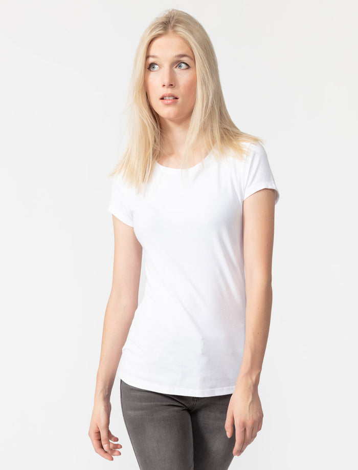 T-shirt uni en coton bio