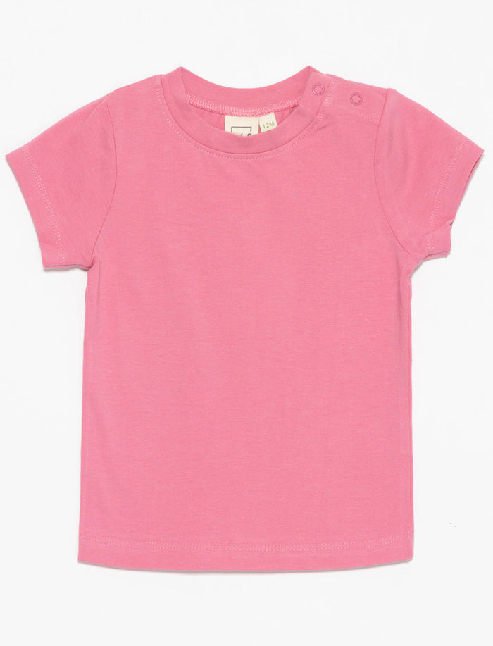 T-shirt uni en coton bio