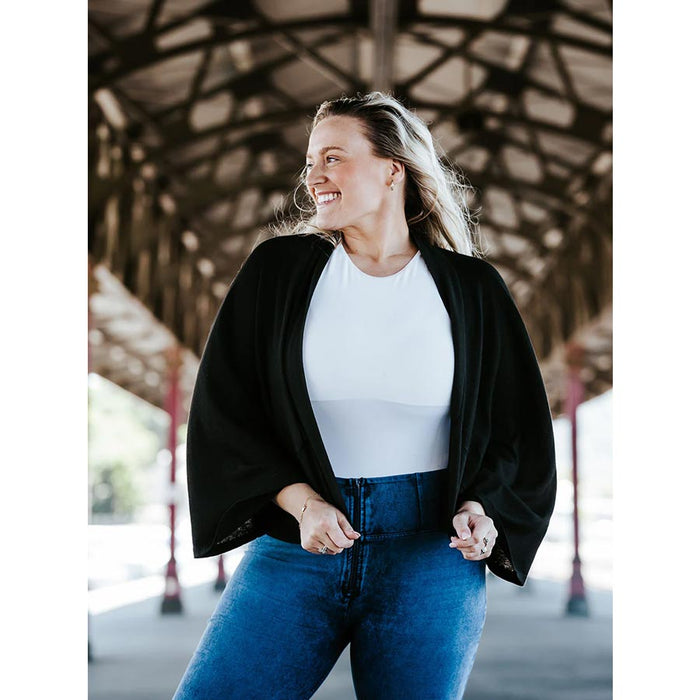 Hello Friday Tallulah Cardigan – Black | Koop.co.nz