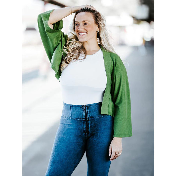 Hello Friday Tallulah Cardigan – Cactus Green | Koop.co.nz