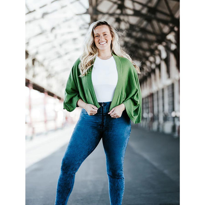 Hello Friday Tallulah Cardigan – Cactus Green | Koop.co.nz