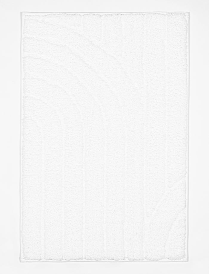 Tapis de bain à motifs texturés