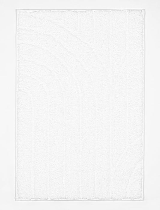 Tapis de bain à motifs texturés