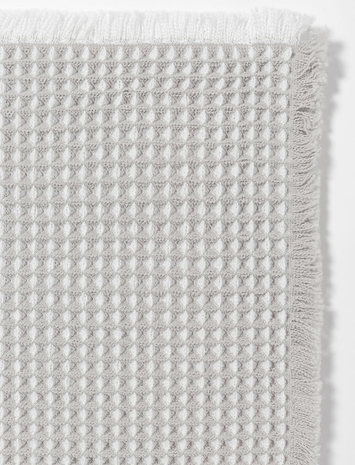 Tapis de bain à texture gaufrée