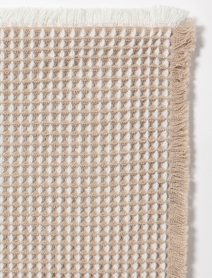 Tapis de bain à texture gaufrée