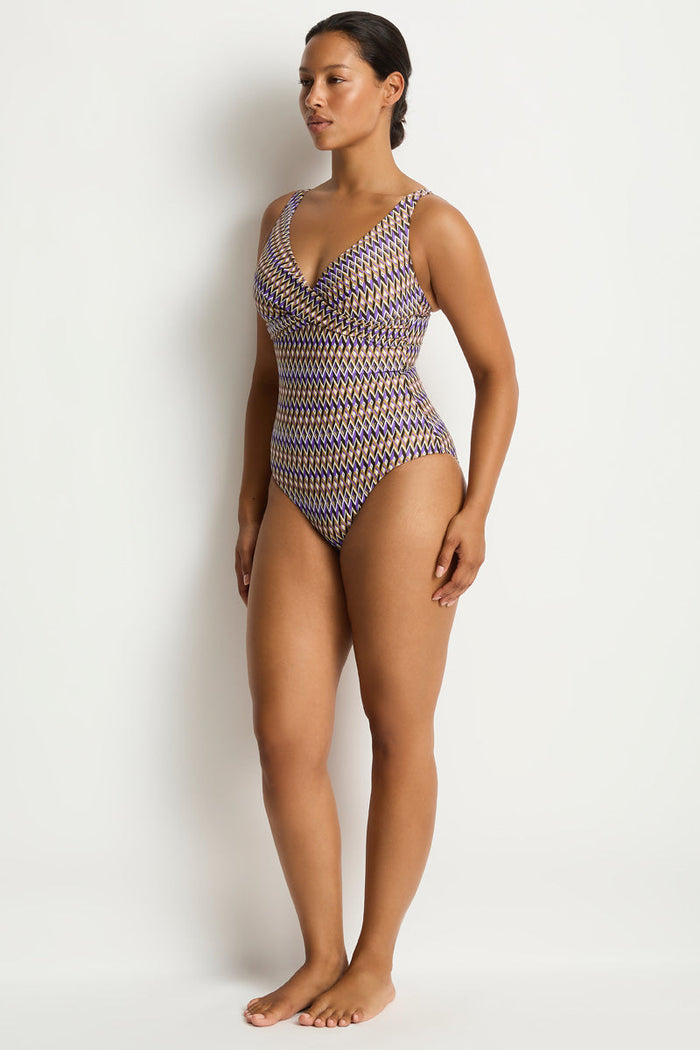 Tessera Cross Front One Piece