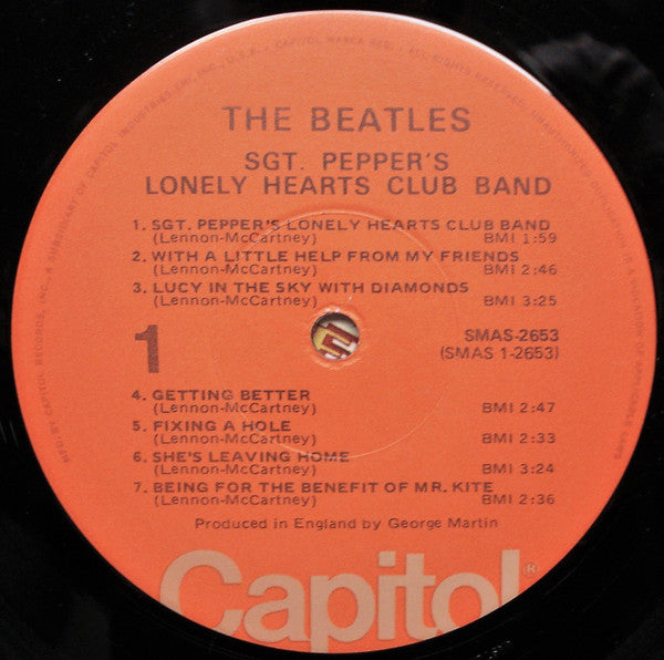 The Beatles - Sgt. Pepper's Lonely Hearts Club Band (LP) [US] 1976 RP (Very Good Plus (VG+))