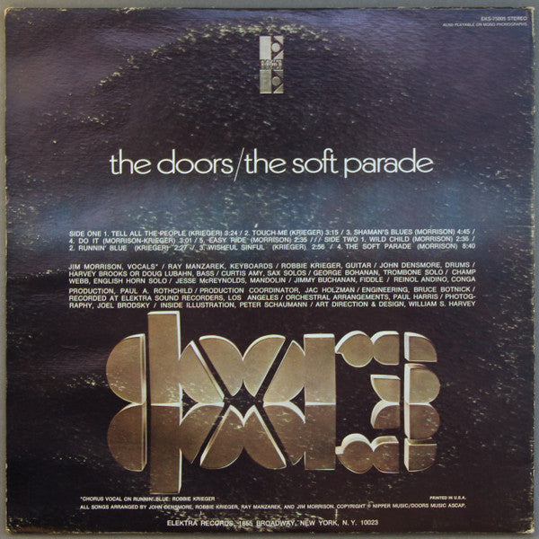 The Doors - The Soft Parade (LP) [US] 1970 RP (Mint (M))
