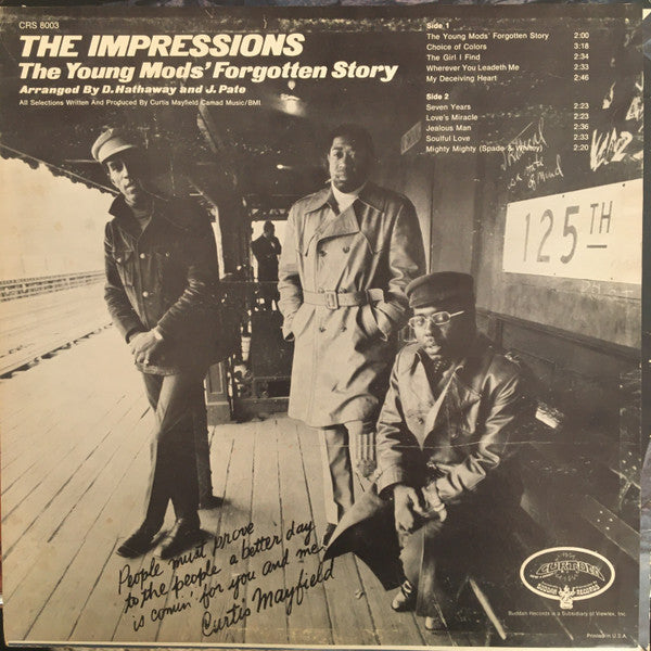 The Impressions - The Young Mods' Forgotten Story (LP) [US] 1st (Very Good (VG))