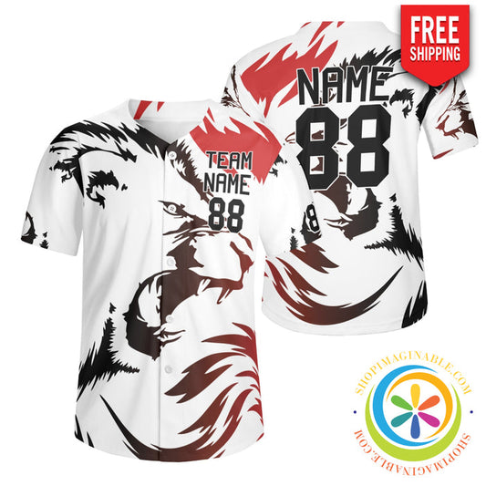 The Lion Unisex Baseball Jersey S