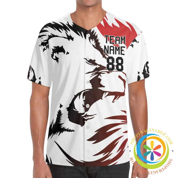 The Lion Unisex Baseball Jersey