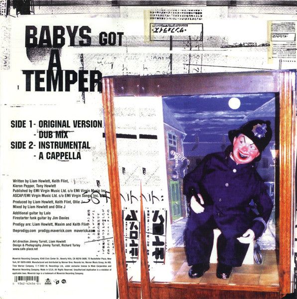 The Prodigy - Baby's Got A Temper (12") [US] 1st (Very Good Plus (VG+))