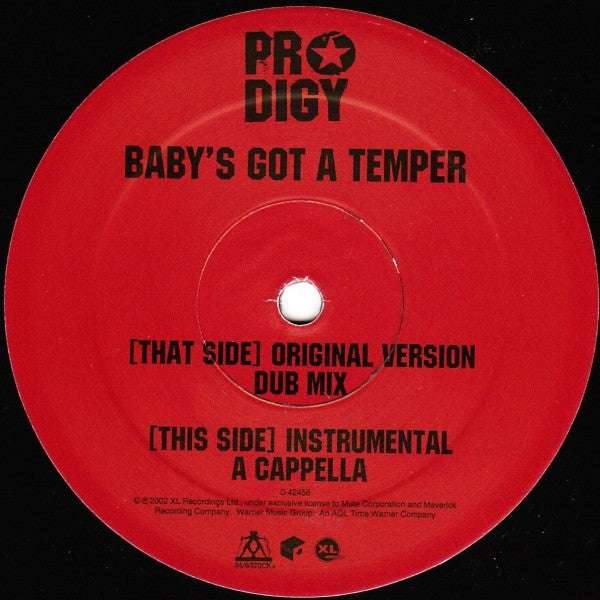 The Prodigy - Baby's Got A Temper (12") [US] 1st (Very Good Plus (VG+))