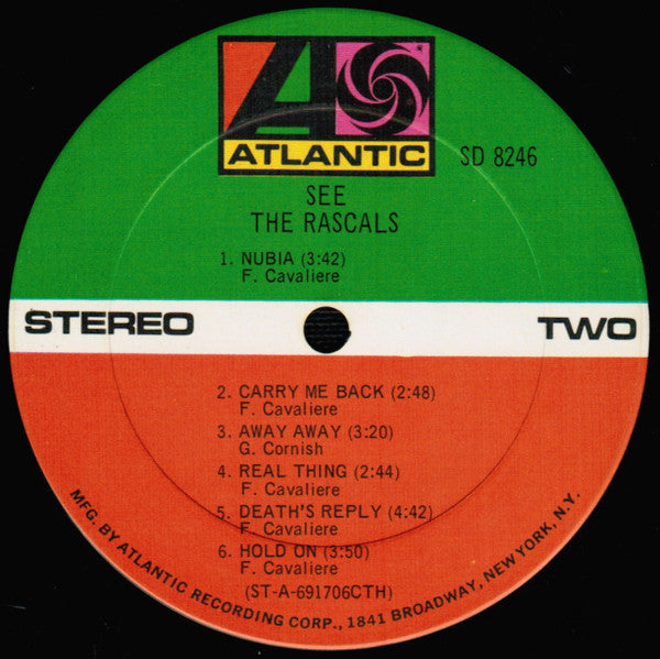 The Rascals - See (LP) [US] 1st (Mint (M))