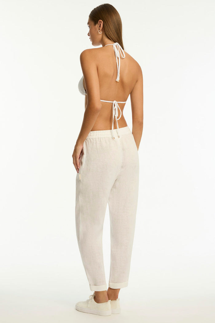 Tidal Linen Beachcomber Pant in  | Sea Level Australia