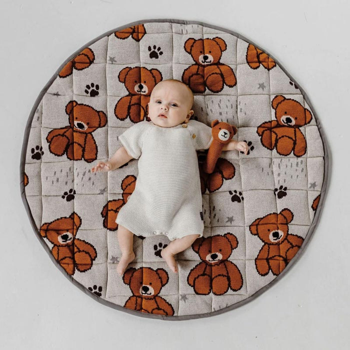 Di Lusso Living Toby Bear Hand Rattle | Koop.co.nz