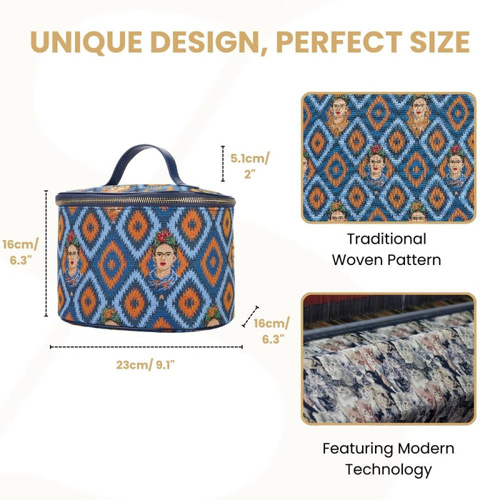 TOIL-FKICON | FRIDA KAHLO ICON TOILETRY VANITY TRAVEL BAG