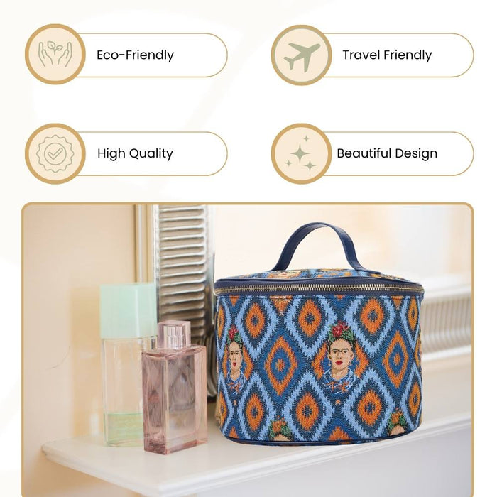 TOIL-FKICON | FRIDA KAHLO ICON TOILETRY VANITY TRAVEL BAG