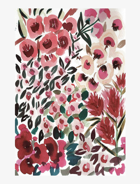 Toile imprimée fleurs