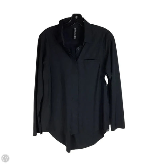 Top Long Sleeve By Athleta In Black, Size: Xs