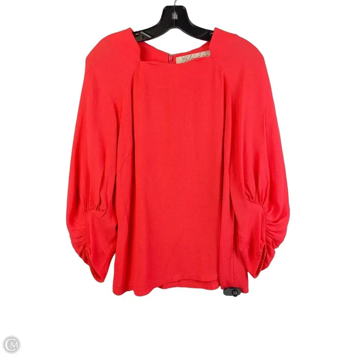Top Long Sleeve By Cmc In Coral, Size: 6