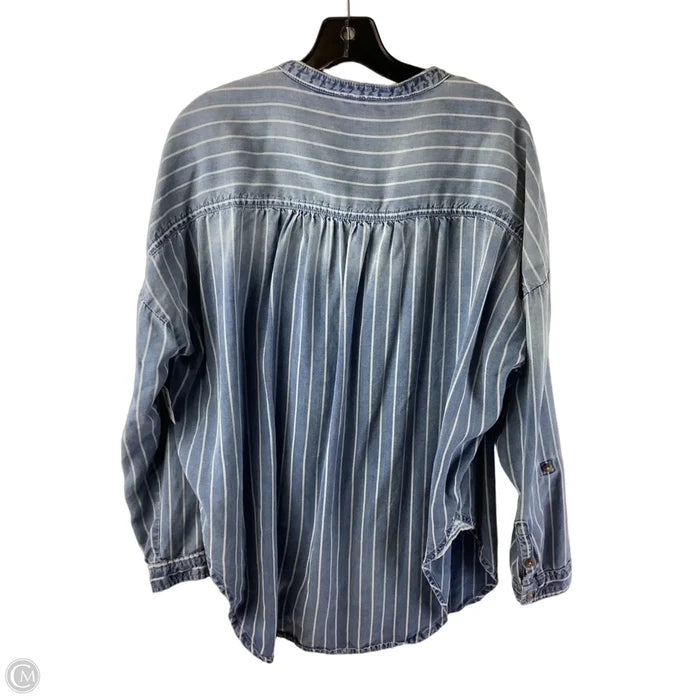 Top Long Sleeve By Pilcro In Striped Pattern, Size: 6