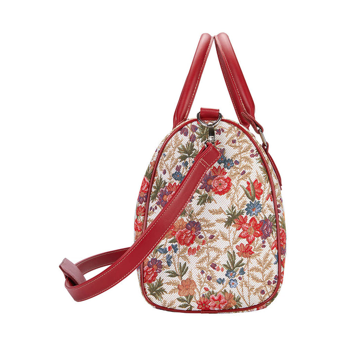 TRAV-FLMD | FLOWER MEADOW TRAVEL BAG WEEKEND GYM HOLDALL - www.signareusa.com