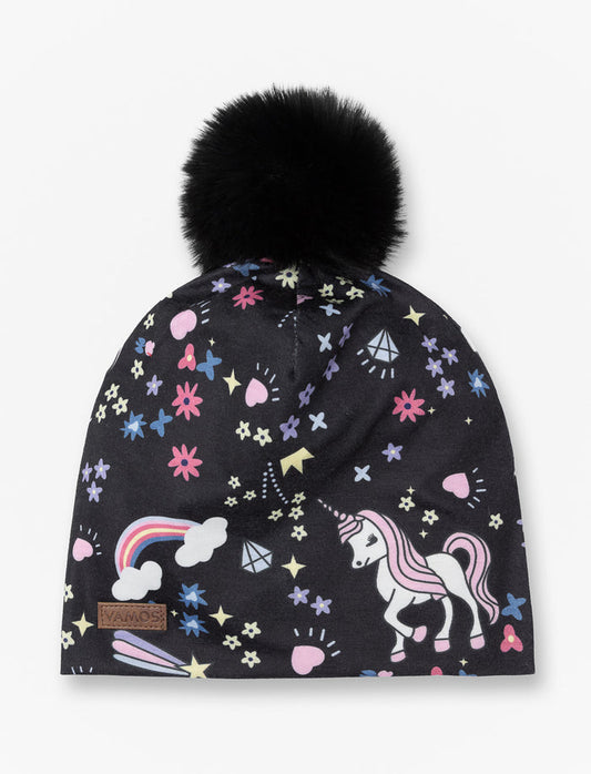 Tuque à pompon - petite fille