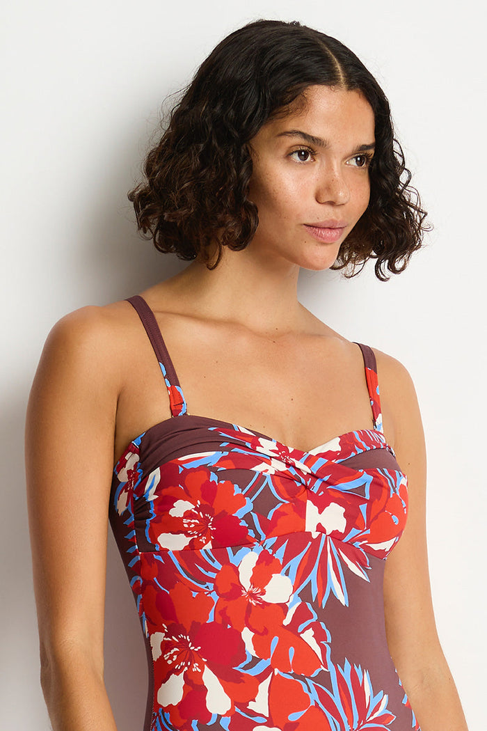 Tuscany Twist Bandeau One Piece