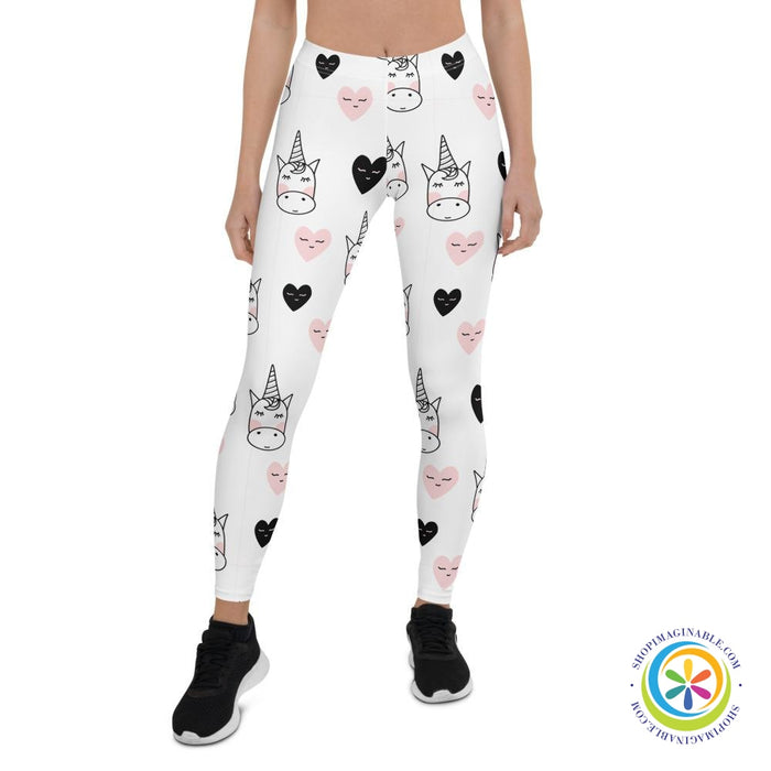 Unicorn Love Fun Leggings-ShopImaginable.com