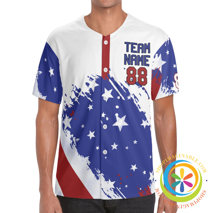 Usa Unisex Baseball Jersey