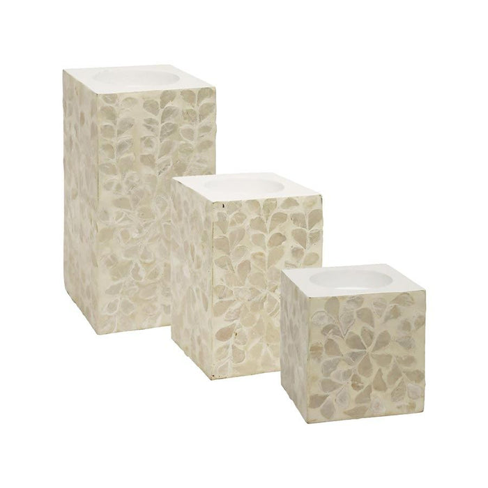 Stoneleigh & Roberson Utopia Capiz Shell Candle Holder | Koop.co.nz