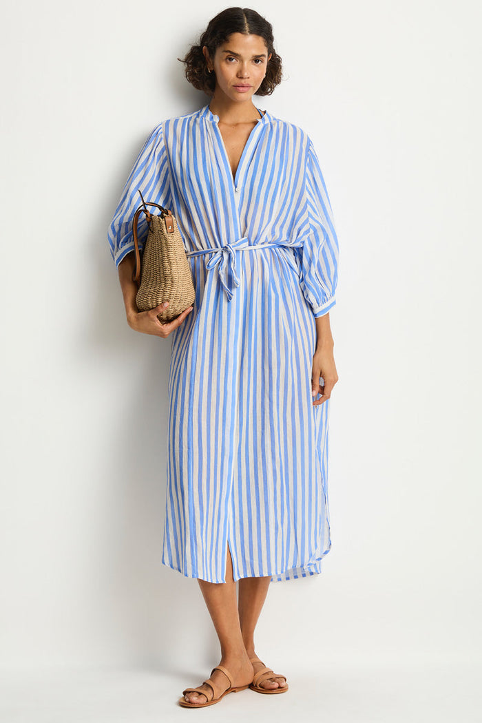 Vacay Boho Long Shirt Dress