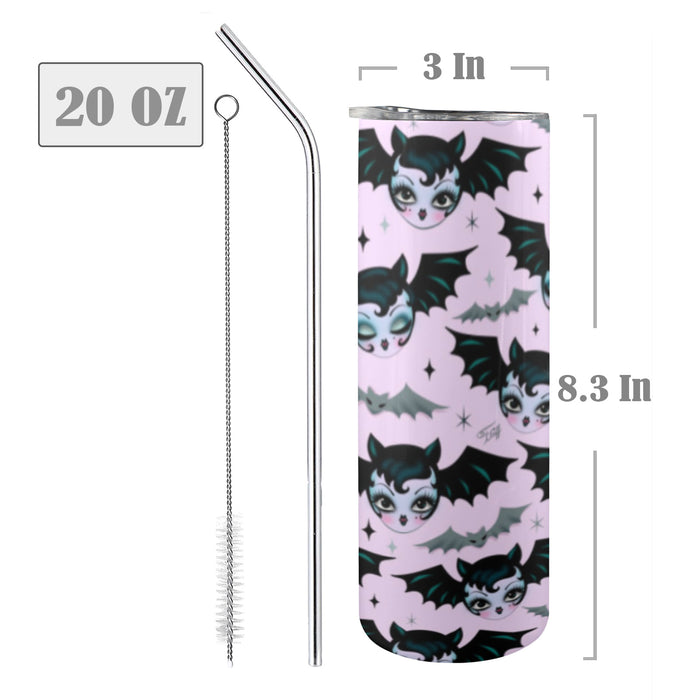 Vampire Bat Dolly Pink • Tall Tumbler 20oz