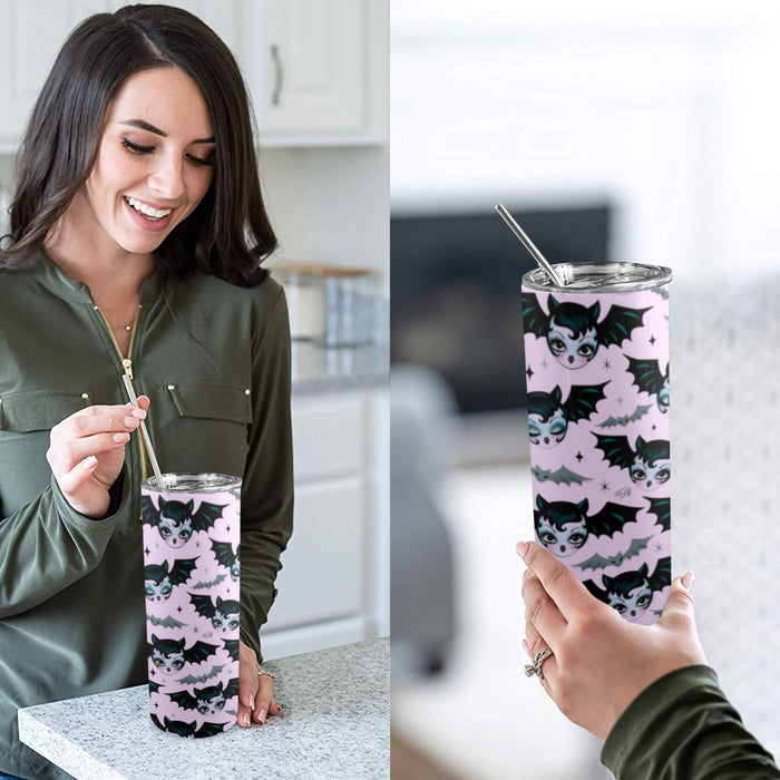 Vampire Bat Dolly Pink • Tall Tumbler 20oz