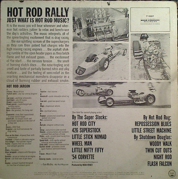Various - Hot Rod Rally (LP) [US] 1st (Very Good Plus (VG+))