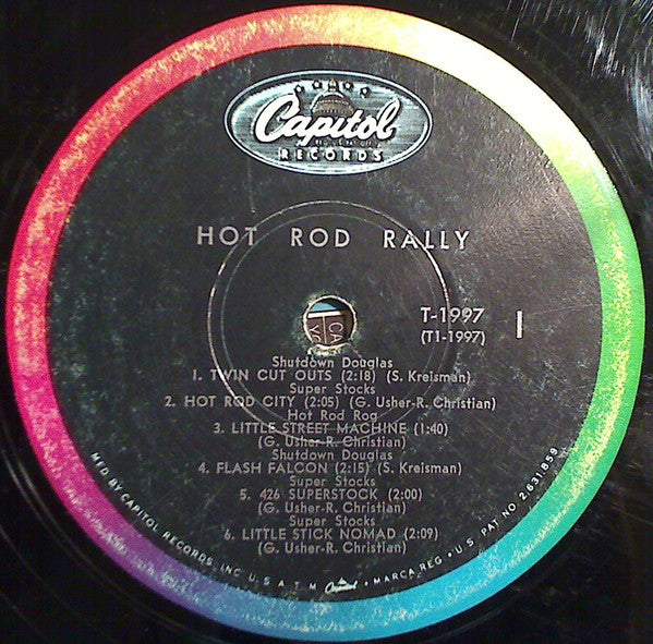 Various - Hot Rod Rally (LP) [US] 1st (Very Good Plus (VG+))