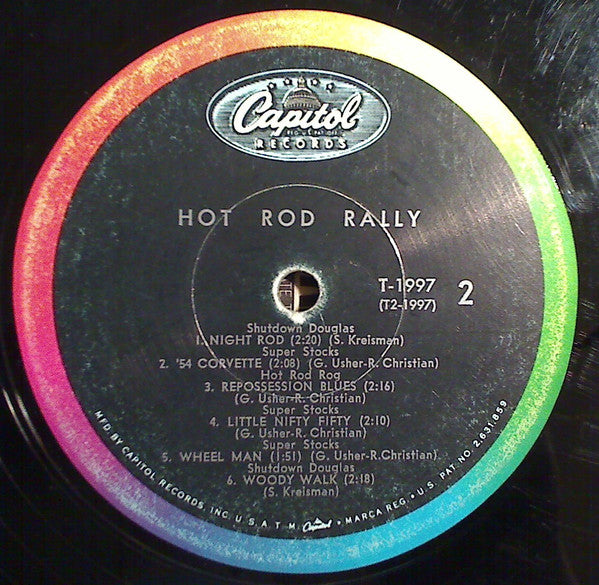 Various - Hot Rod Rally (LP) [US] 1st (Very Good Plus (VG+))
