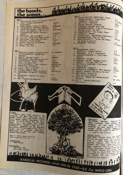 Various - International P.E.A.C.E. Benefit Compilation (LP) [US] 1st (Very Good Plus (VG+))