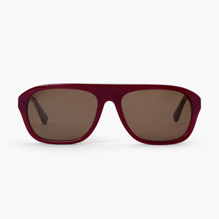 BURGUNDY / BROWN LENS