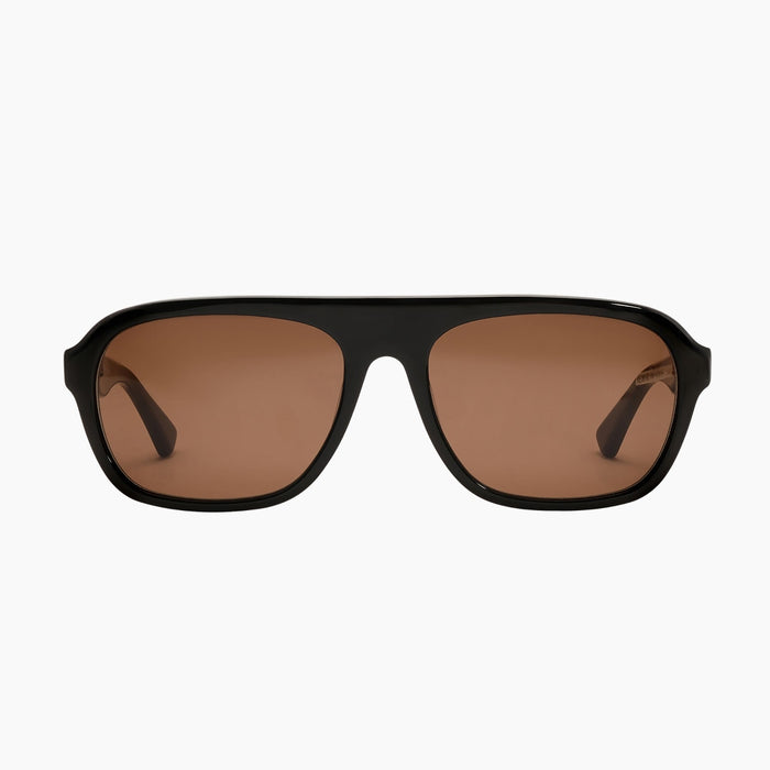 BLACK / BROWN LENS
