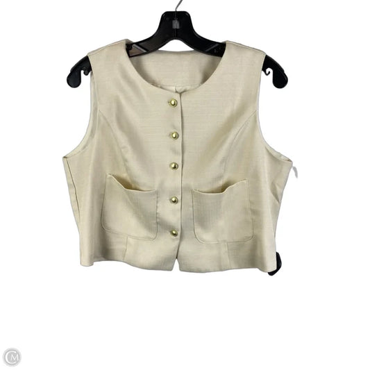 Vest Other By Dazy In Cream, Size: L