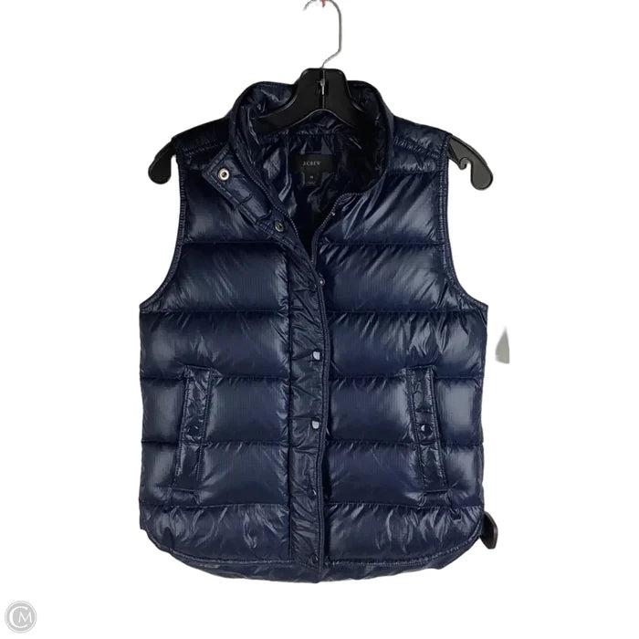 Vest Puffer & Quilted By J. Crew In Navy, Size: Xs