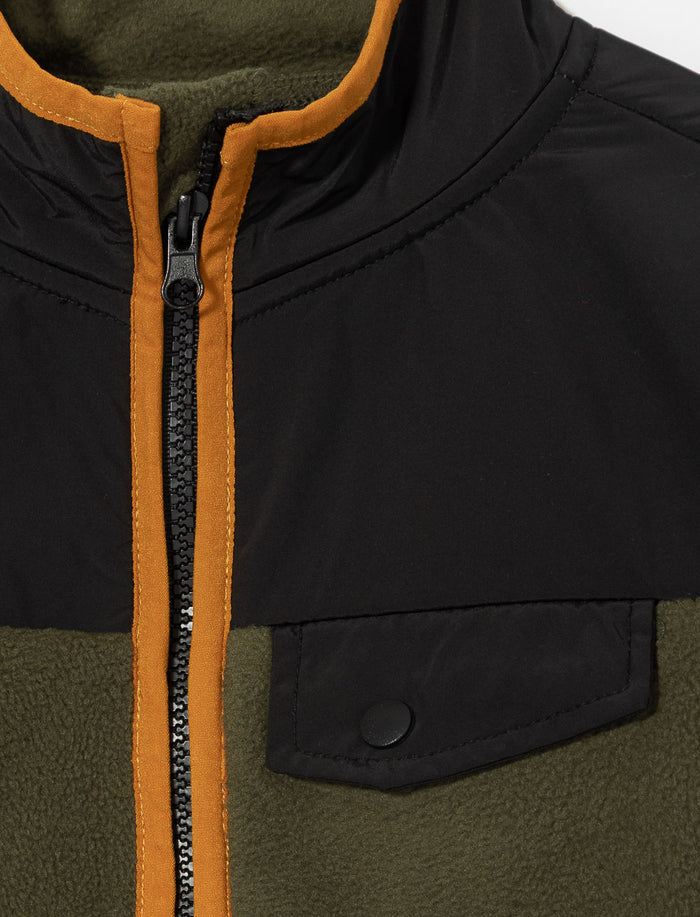Veste en polar zippé avec poches - petit garçon