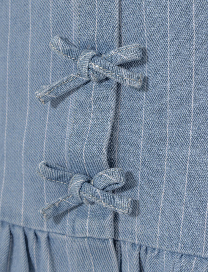 Veste sans manches à col rond - petite fille